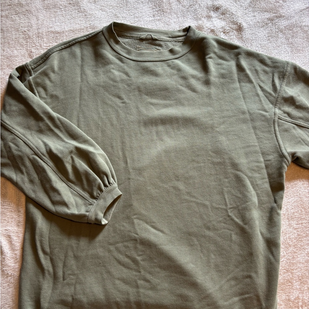 Aerie Bubble Sleeve Crewneck